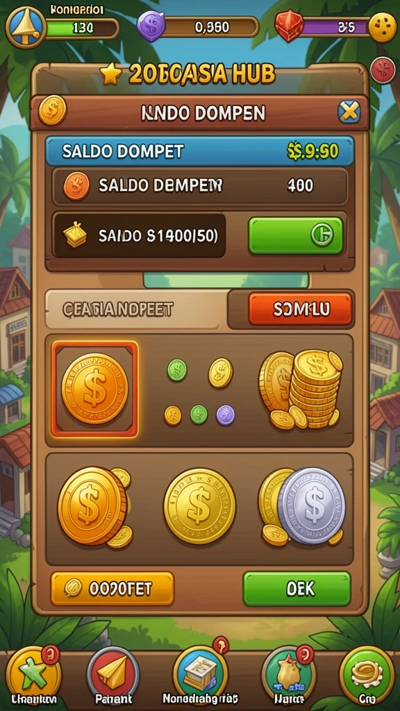 bokedomino - Tangkapan layar gameplay yang seru dan menegangkan.