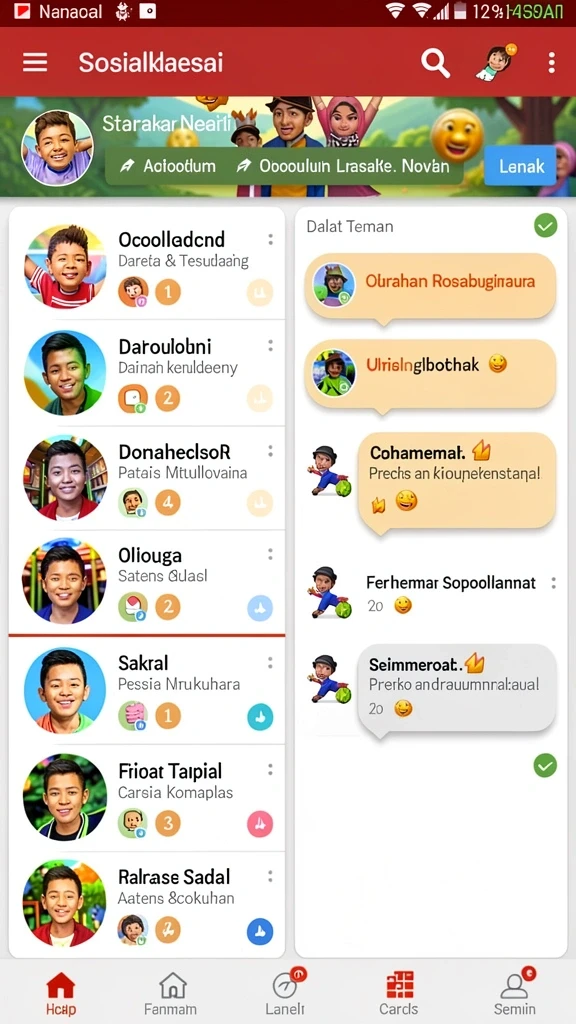 dunia77 - Tampilan menu utama yang menarik dan mudah dinavigasi.