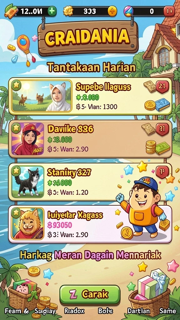 gawang69 - Karakter-karakter dengan keunikan masing-masing.