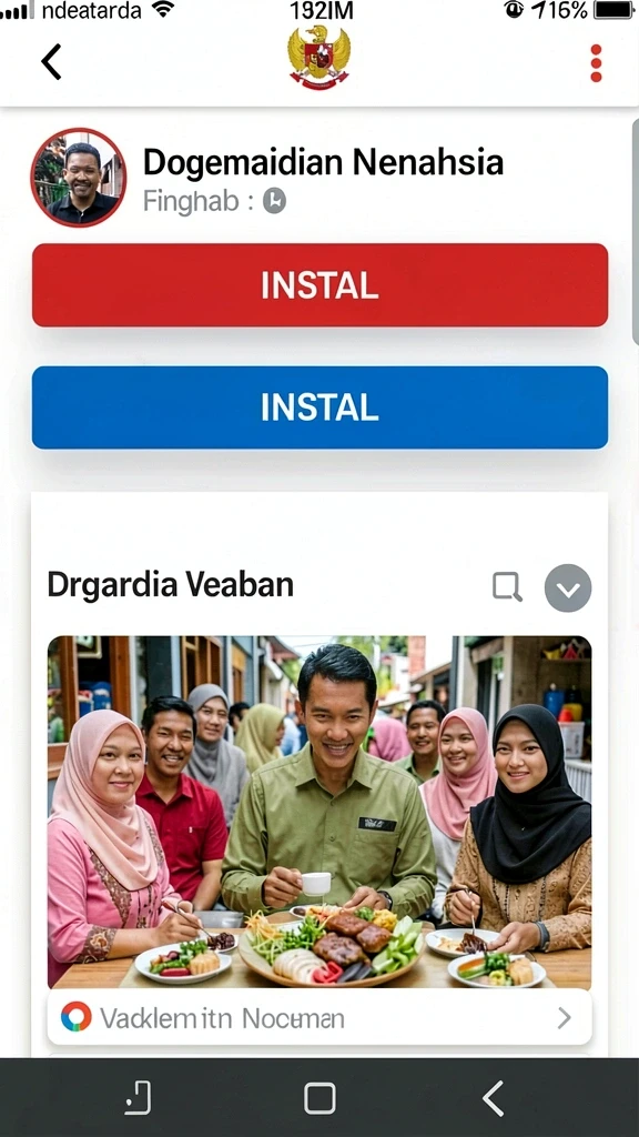 orca128 - Tampilan menu utama yang menarik dan user-friendly.
